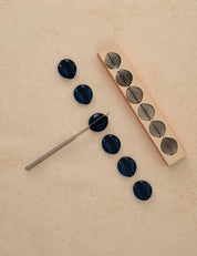 Pukeberg 1960s KNIFE REST / CARD HOLDER (BLUE)