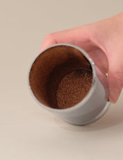 Hellerware CHROME and CORK SLEEVED GLASS TUMBLER