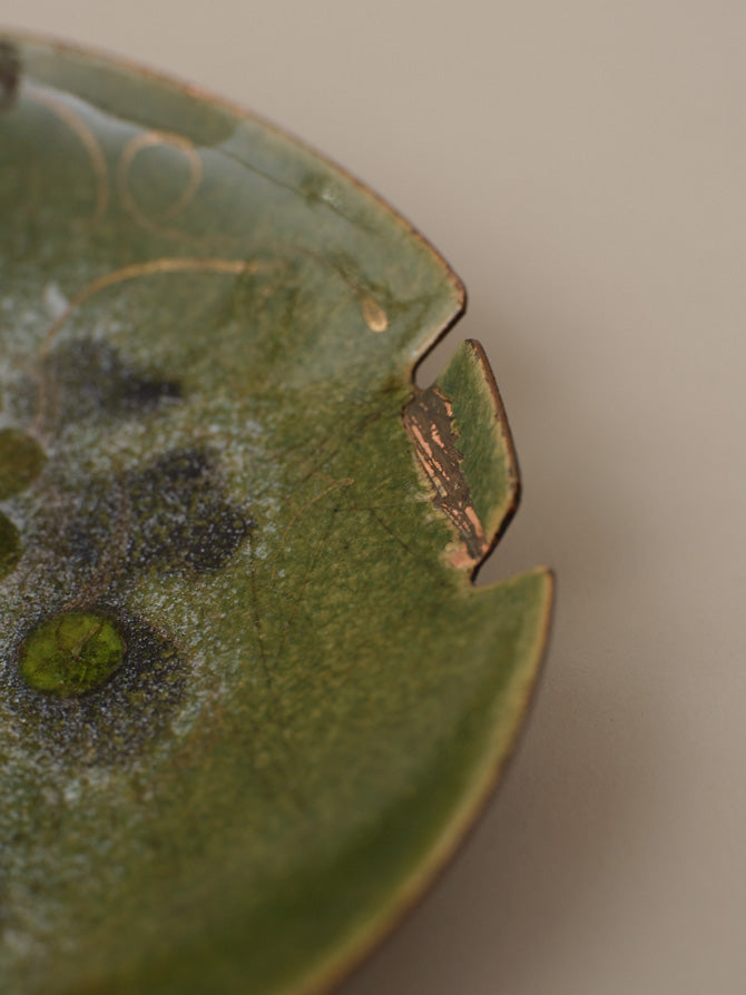 Sascha Brastoff MID-CENTURY COPPER ENAMEL GRAPE DISH