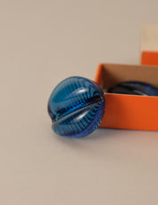 Pukeberg 1960s KNIFE REST / CARD HOLDER (BLUE)