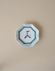 VINTAGE JAPANESE (FUKUSEN) OCTAGON SMALL PLATE