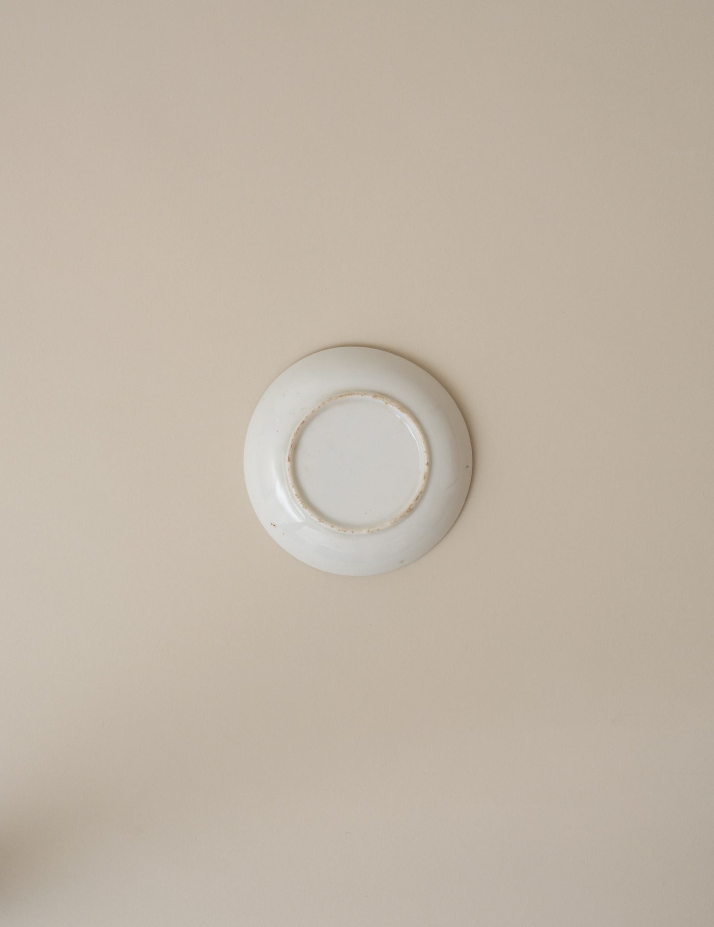 HAND-PAINTED FLORAL MOTIF SMALL PLATE