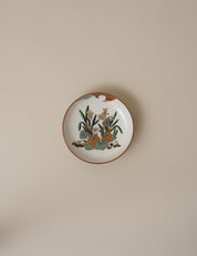 KUTANI WARE GILDED FLORAL MOTIF PLATE