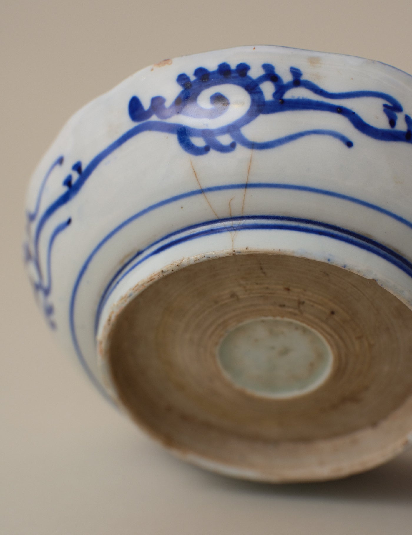 MIJIN-KARAKUSA PATTERN NAMASU PLATE