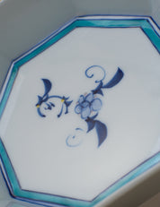 VINTAGE JAPANESE (FUKUSEN) OCTAGON SMALL PLATE