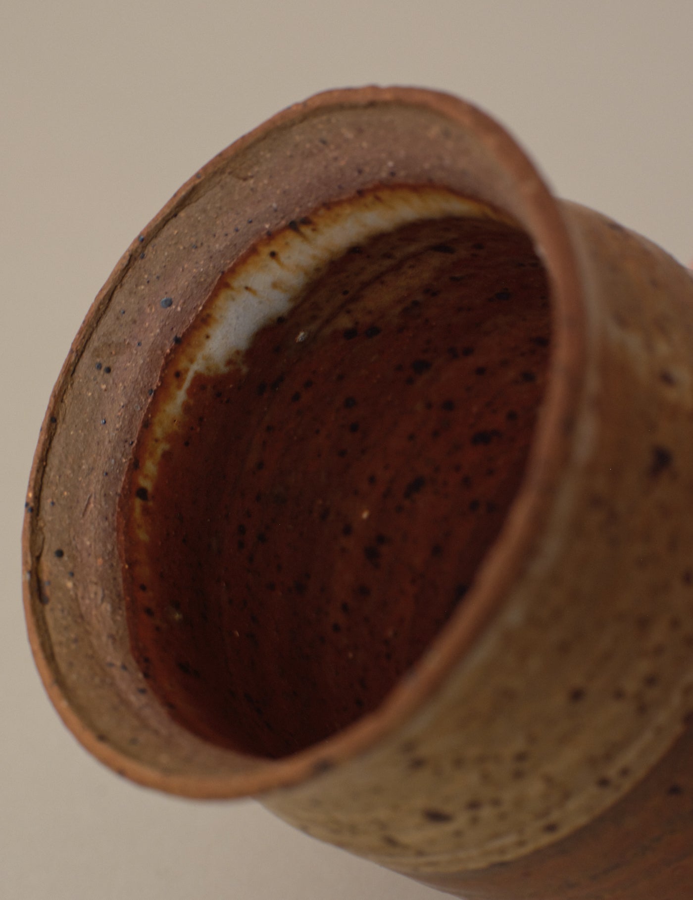 Studio Art Pottery HANDCRAFTED VESSEL IN EARTH TONES