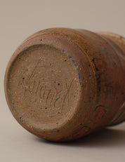 Studio Art Pottery HANDCRAFTED VESSEL IN EARTH TONES