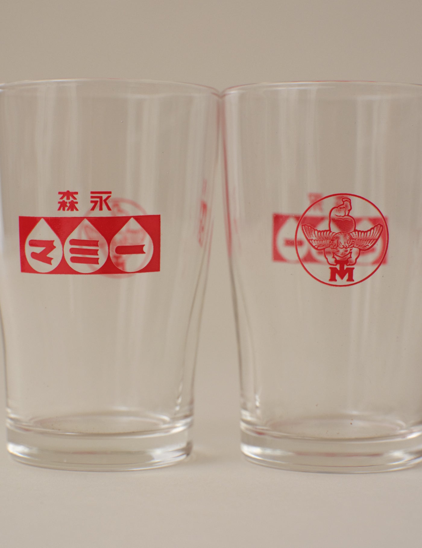 MORINAGA “MAMMY” DRINKING GLASS SET