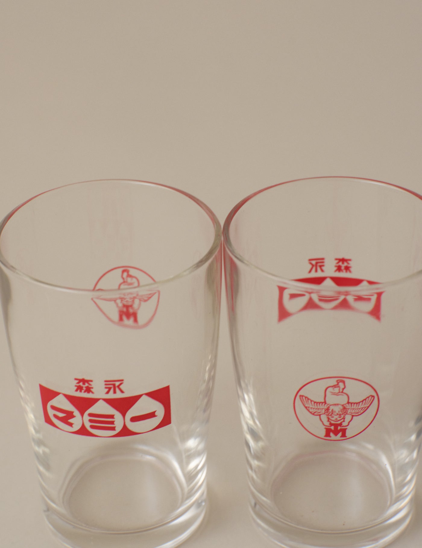 MORINAGA “MAMMY” DRINKING GLASS SET