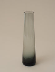 SMOKE BLUE GLASS VASE - Trio Turmalin Syle