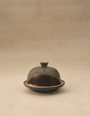 Studio Art Pottery ROUND BUTTER DISH WITH LID