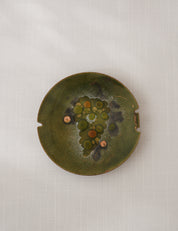 Sascha Brastoff MID-CENTURY COPPER ENAMEL GRAPE DISH