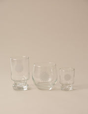 NATIONAL AIRLINES ETCHED 3-GLASS SET